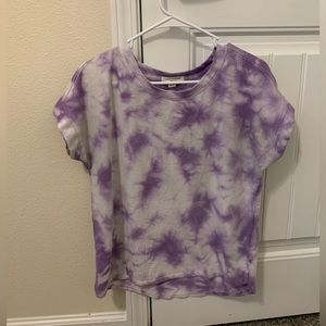 Purple Tie Dye Top Small